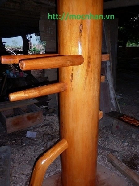mộc nhân d25cm gỗ lim vang